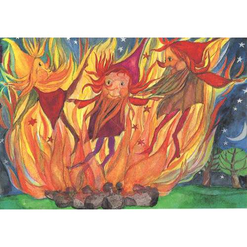 【メール便可】［エバマリア・オットーハイドマン］ ポストカード 火の妖精