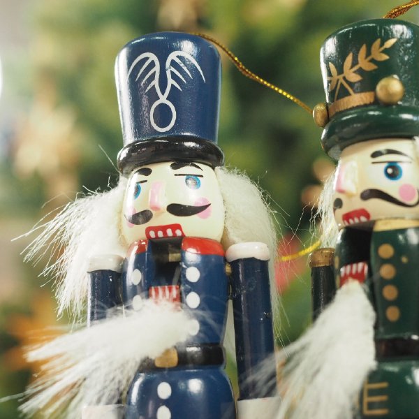 ［Kimmerle キマール社］クリスマス 木製オーナメント くるみ割り人形 12cm