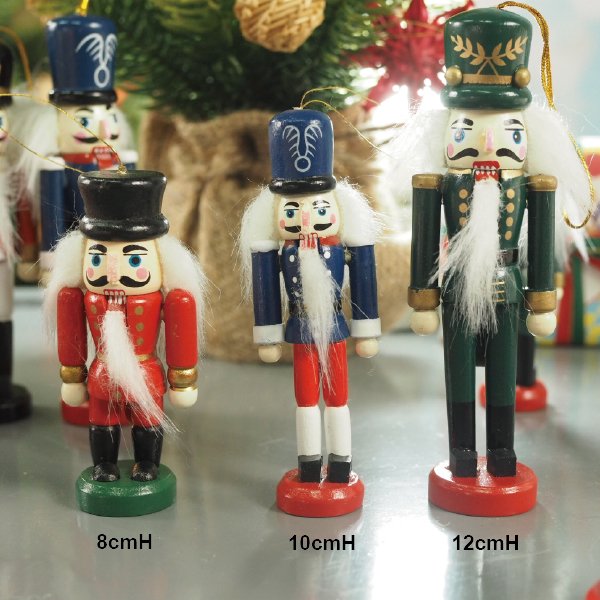 ［Kimmerle キマール社］クリスマス 木製オーナメント くるみ割り人形 12cm