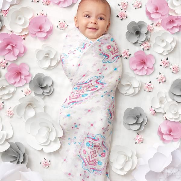 aden+anais エイデンアンドアネイ］バンブー・スワドル おくるみ 3枚