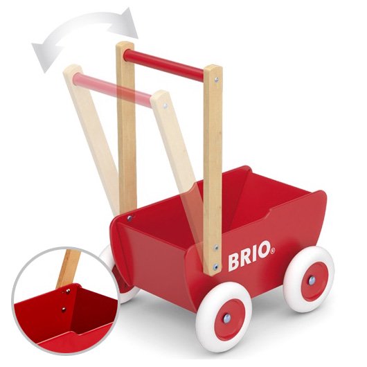 [BRIO ブリオ]ドールワゴン - 木のおもちゃ 赤ちゃんのおもちゃ 木製玩具 eurobus 通販shop