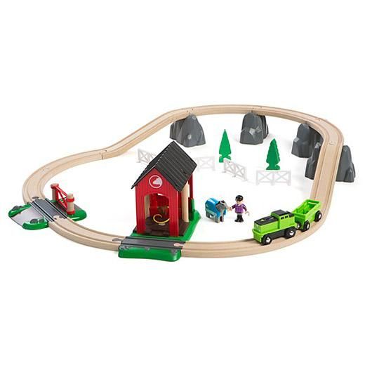 BRIO ブリオ］レールウェイセット カントリーサイドホースセット - 木 