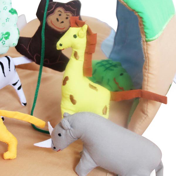 ［Oskar & Ellen オスカー&エレン］ワイルドアニマルパーク - 木のおもちゃ 赤ちゃんのおもちゃ 木製玩具 eurobus 通販shop