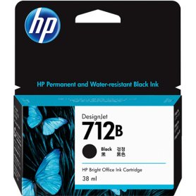 HP712B インクカートリッジ ブラック 38ml