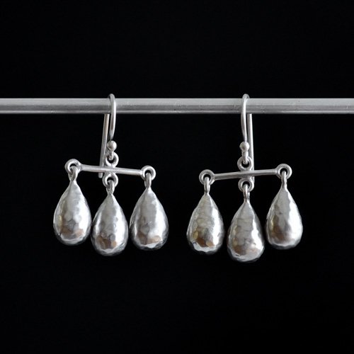 Silver Drizzle Earrings (Tej Kothari)