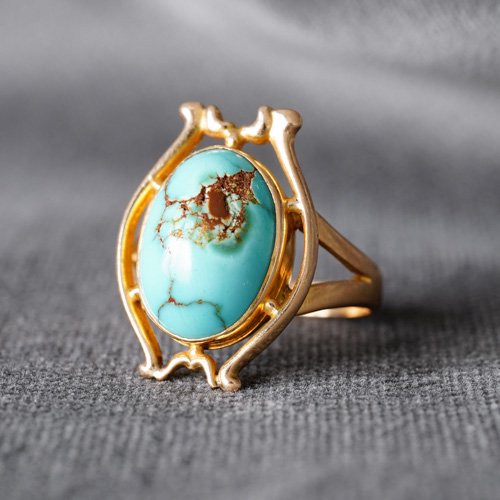 Antique Turquoise Ring - SOURCE objects