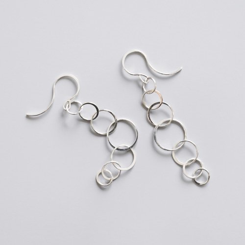 Silver Long Chain Earrings (Melissa Joy Manning) - SOURCE objects