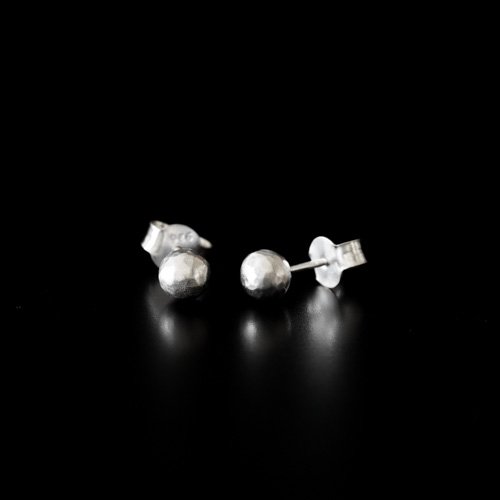 Silver Snowdrift Earrings (Tej Kothari) - ピアス