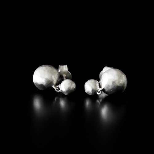 Silver Snowdrift Earrings (Tej Kothari)