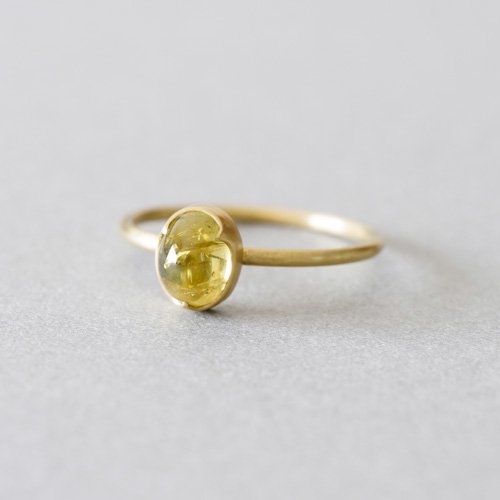 Small Oval Yellow Tourmaline Ring (Gabriella Kiss)