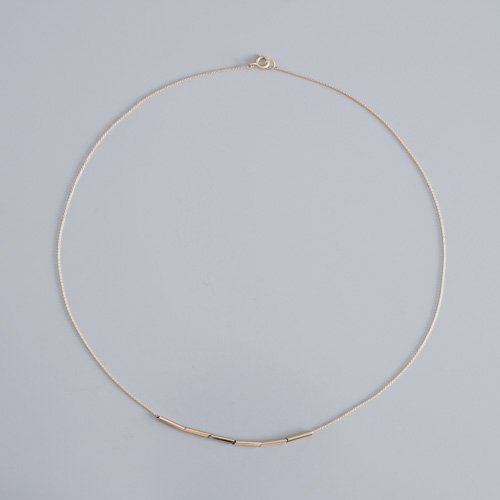 Gold Tube Necklace (Carla Caruso)