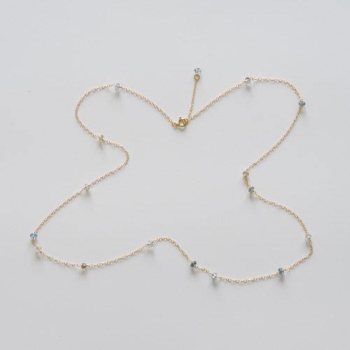 Random Sapphire Necklace LONG (SOURCE)