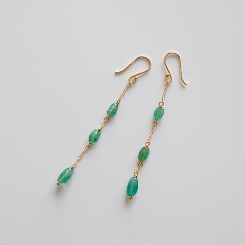 Random Emerald Earrings (SOURCE)
