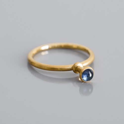4mm Round Sapphire Ring (Mika Uehara)