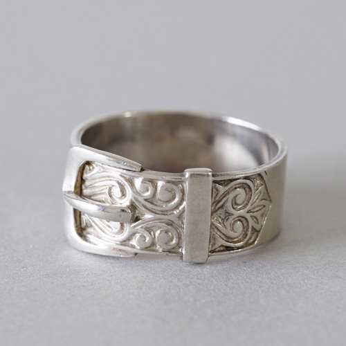 Antique Sterling Silver Buckle Ring