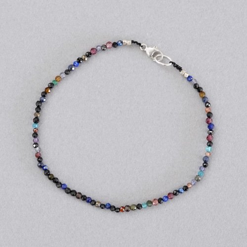 Dark Multi Stone Beads Bracelet (Margaret Solow) - SOURCE objects