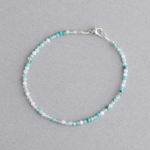 Blue Multi Stone Beads Bracelet (Margaret Solow)