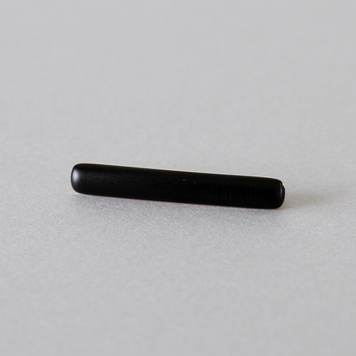 Vintage Stick Black Enamel Pin  