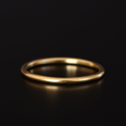 18K Plain Stackable Ring (SOURCE)