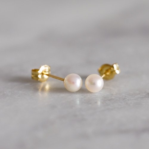 Small Baby Pearl Post Earrings (SOURCE)