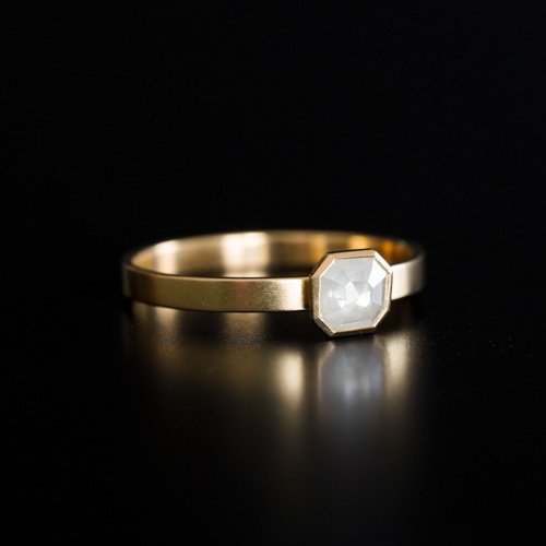 0.27ct Milky Rosecut Diamond Ring (SOURCE)