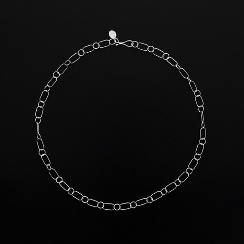 Oval & Round Chain Necklace (Melissa Joy Manning)