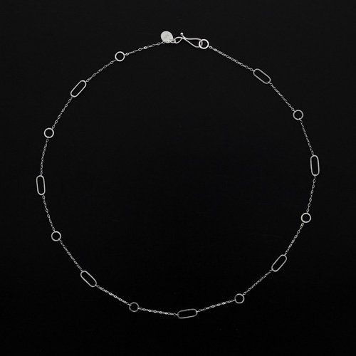 Multi Shape Chain Necklace (Melissa Joy Manning)