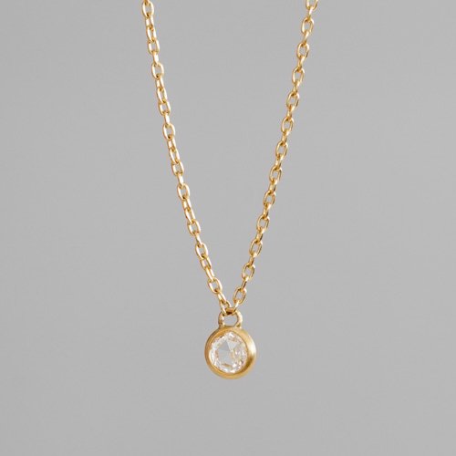 <img class='new_mark_img1' src='https://img.shop-pro.jp/img/new/icons8.gif' style='border:none;display:inline;margin:0px;padding:0px;width:auto;' />Adjustable Small Diamond Dew Necklace (SOURCE)