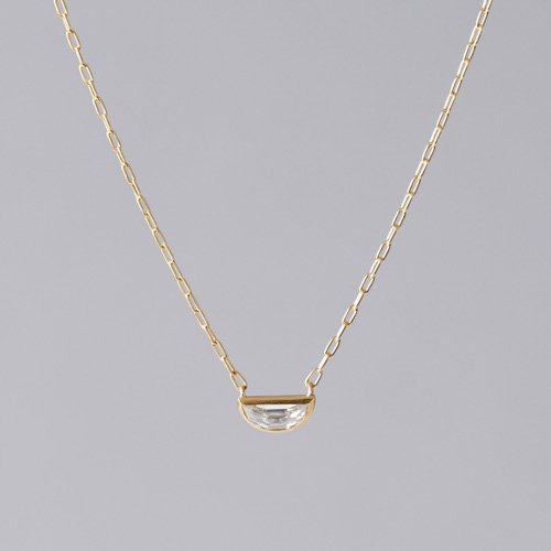 <img class='new_mark_img1' src='https://img.shop-pro.jp/img/new/icons8.gif' style='border:none;display:inline;margin:0px;padding:0px;width:auto;' />0.22ct Half Moon Rosecut Diamond Necklace  (SOURCE)