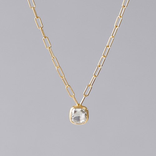 <img class='new_mark_img1' src='https://img.shop-pro.jp/img/new/icons8.gif' style='border:none;display:inline;margin:0px;padding:0px;width:auto;' />0.42ct Cushion Rosecut Diamond Necklace  (SOURCE)