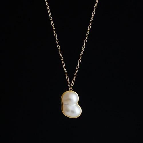 アクセサリー SOURCE Random Keshi Pearl NecklaceSHORT Keshi Pearl Chain Necklace SHORT (SOURCE) - SOURCE objects