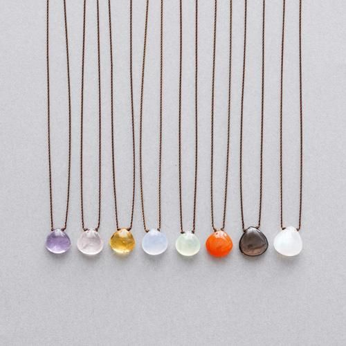 Smooth Stone Necklace (Margaret Solow) - SOURCE objects（ソウス・オブジェクツ）公式通販