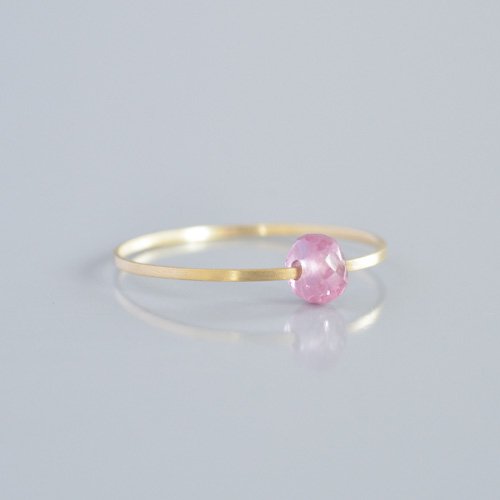 Bead Ring-Pink Sapphire (Carla Caruso)