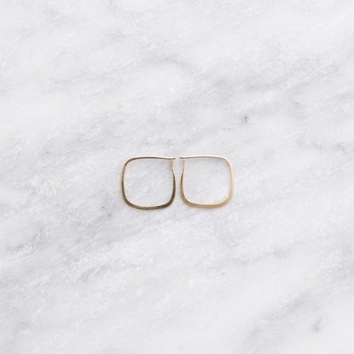 Small Square Hoops (Melissa Joy Manning) - SOURCE objects