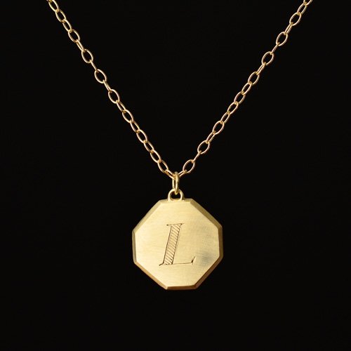 Large Lettering Pendant - SOURCE objects（ソウス・オブジェクツ）公式通販