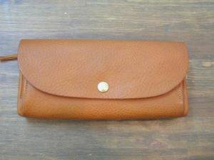 CINQ（サンク）長財布 キャメル | 高級革材を使用したシンプルなデザインの長財布 - 雑貨Cantik