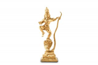 カダンバ・クリシュナ神像（ブロンズ製）（受注製作）