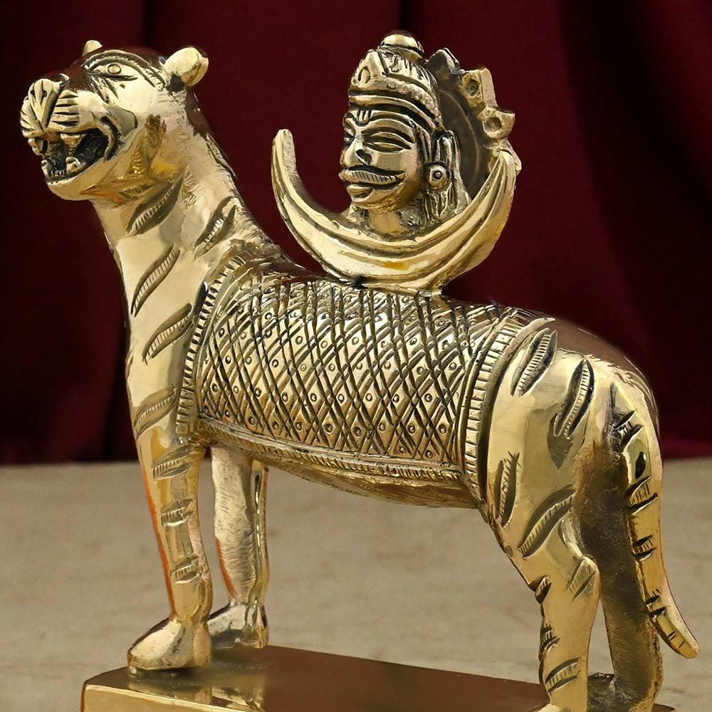 ラーフ神像（真鍮製、高さ約14.7cm）（受注製作