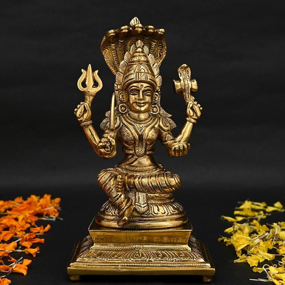 女神像，真鍮製，工藝美術品，高63cm，重9000克。 マーリアンマン女神像（真鍮製）（受注製作） - スピリチュアル