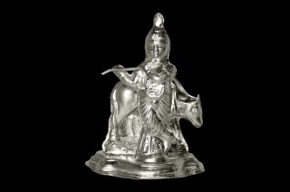 ムラリー・クリシュナ神像（シルバー、約90グラム）（受注製作）