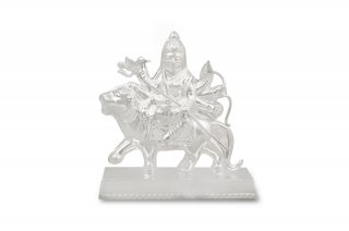 ドゥルガー女神像（シルバー、約68グラム）（受注製作）