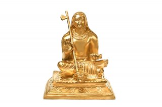 アーディ・シャンカラーチャリヤ神像（ブロンズ製）（受注製作）