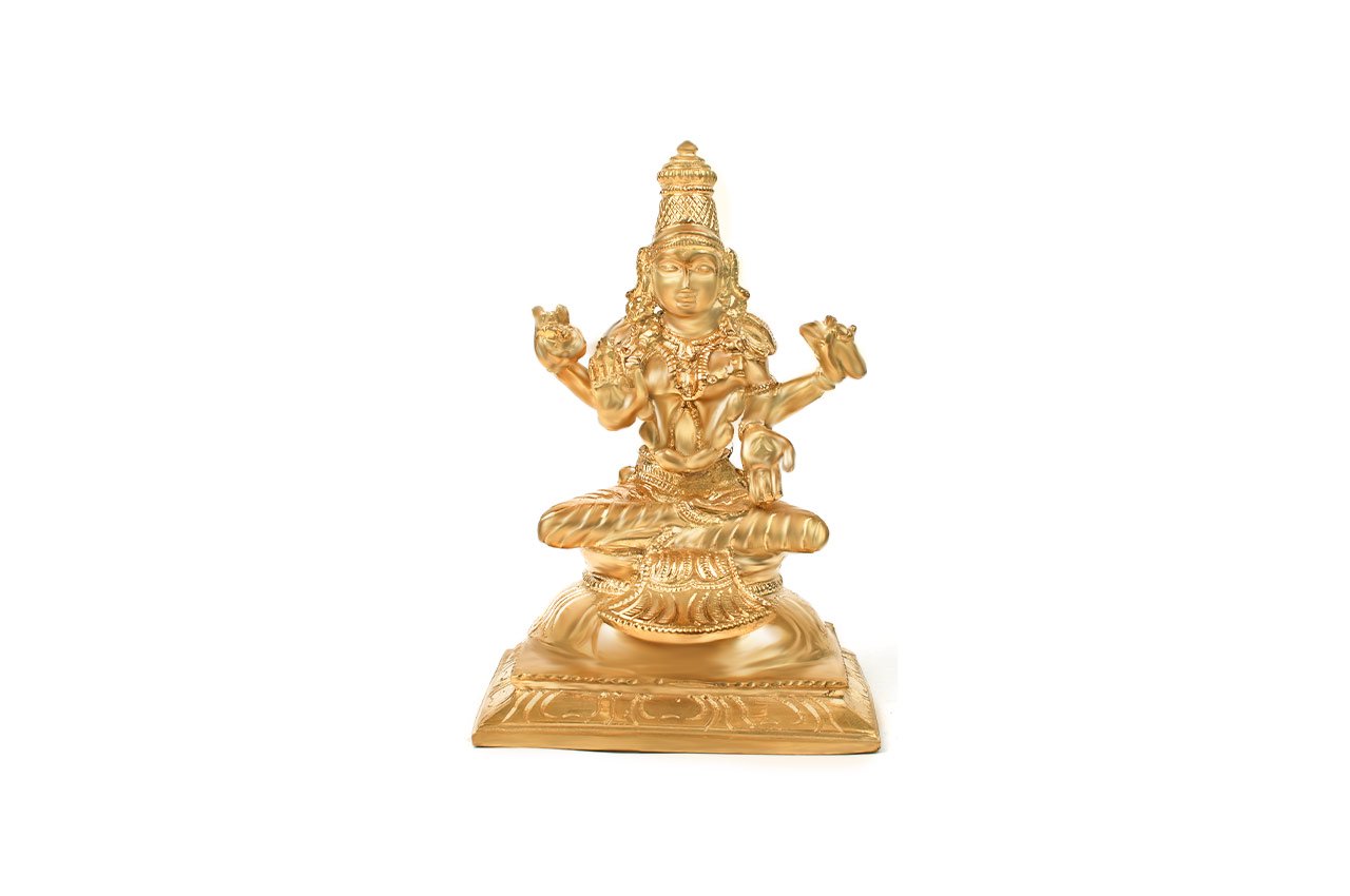 バイラヴィー女神像（ブロンズ製）（受注製作） - スピリチュアルインド雑貨 SitaRama（シーターラーマ）