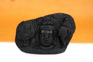 ティルパティ・バラジ神像（シャーラグラーマ、120g）（受注発注品）