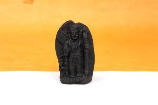 ラーマ＆ハヌマーン神像（シャーラグラーマ、121g）（受注発注品）