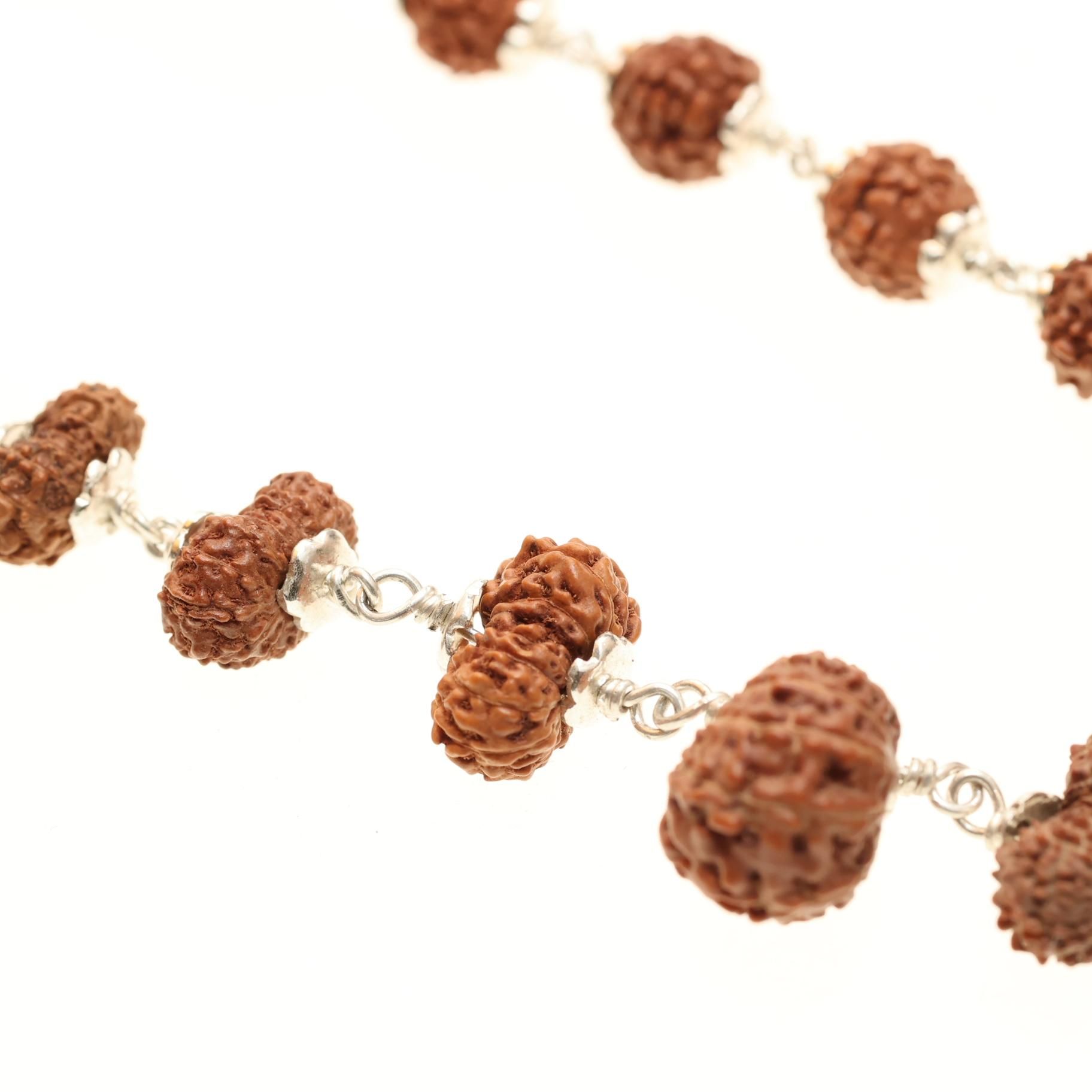 ✰︎‪ 琥珀 ✰ ✰︎　ルドラクシャマーラー　トップガウリシャンカラ　④ シッダマーラーCクラス】0面～14面＆ガウリーシャンカラ☆108粒