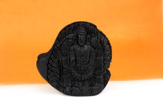 ティルパティ・バラジ神像（シャーラグラーマ、469g）（受注発注品）