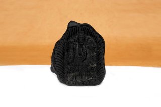 ティルパティ・バラジ神像（シャーラグラーマ、528g）（受注発注品）