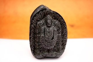 ティルパティ・バラジ神像（シャーラグラーマ、355g）（受注発注品）