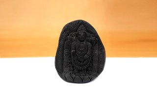 ティルパティ・バラジ神像（シャーラグラーマ、397g）（受注発注品）
